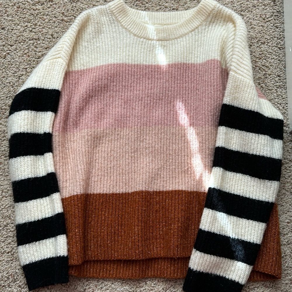 Urban Outfitters Truly Madly Deeply Colorblock Sweater